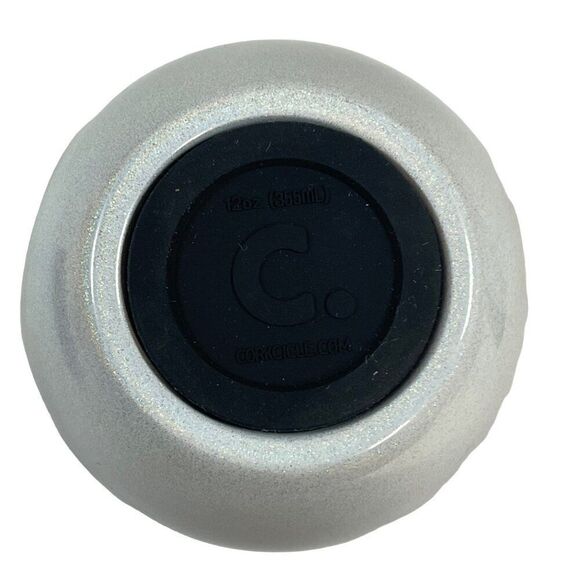 White Glitter NEW Corkcicle Stemless Stainless Steel Insulated Tumbler 12 Oz - Picture 4 of 5